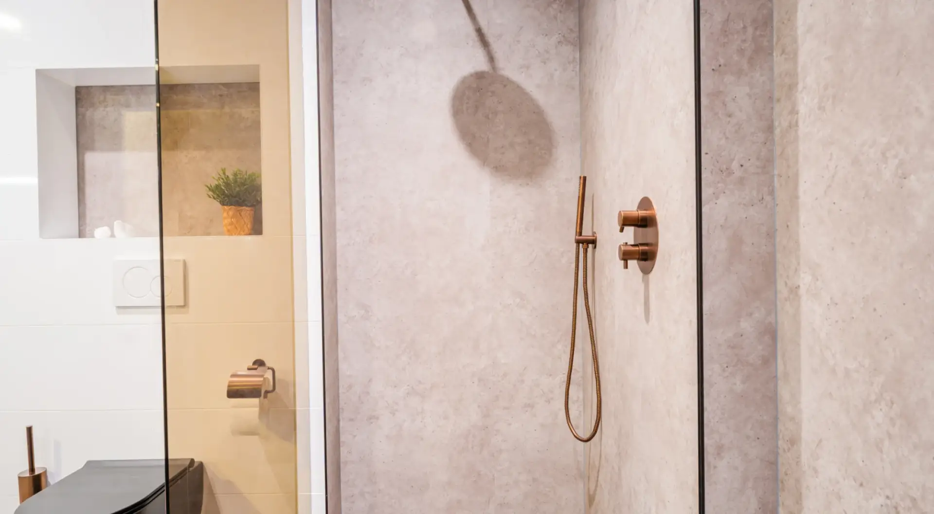 Badkamer met vrijstaand bad van Xenz